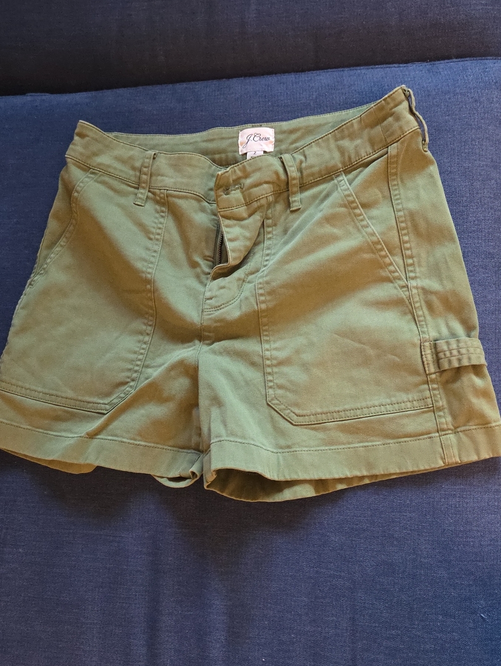 J. Crew Green Cargo Pocket Shorts